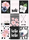 Midnight Blooms Pocket Letter® Printable