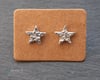 Star stud earrings, small