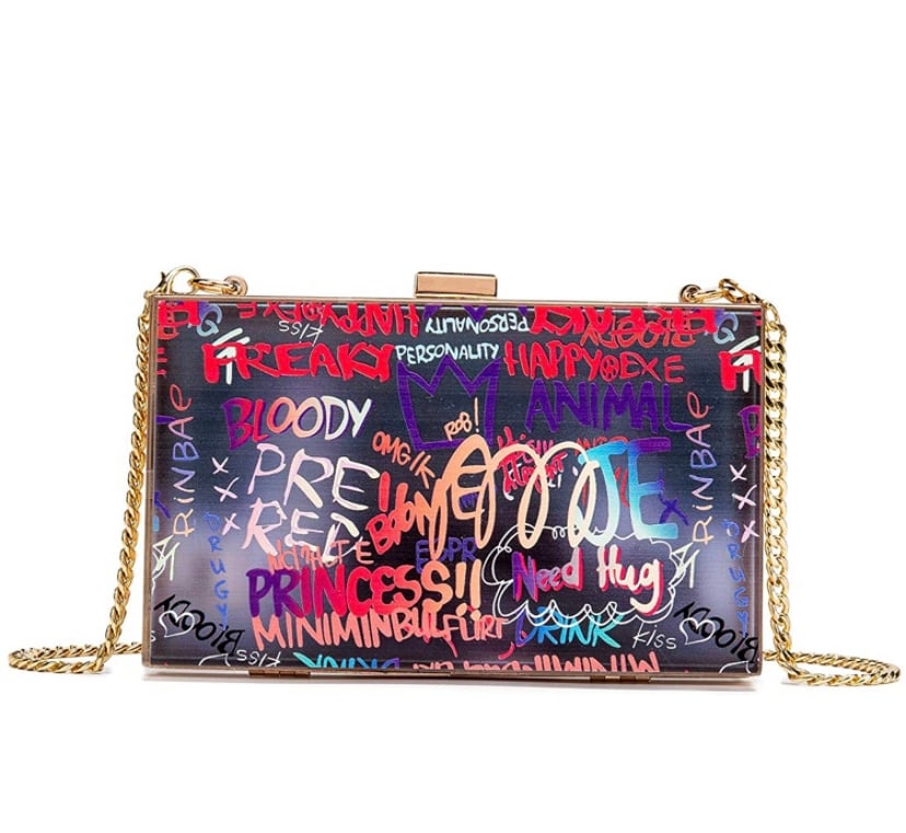 Image of Graffiti clutch 