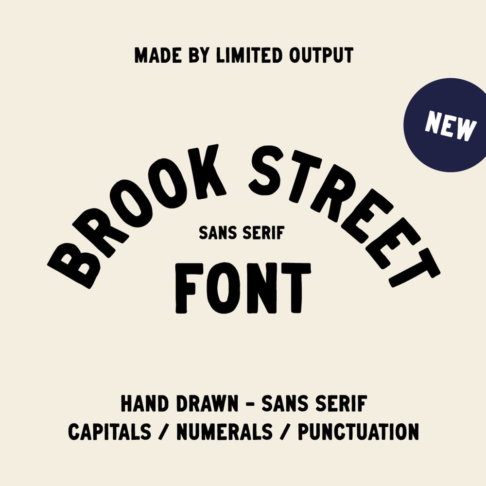 Image of Brook Street - Font