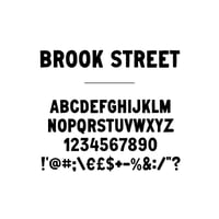 Image 3 of Brook Street - Font