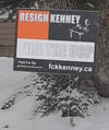 Resign Kenney (FIRE THE UCP) Yard Signs (2)