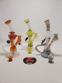 Image 2 of @DaveMannGlass Recyclers & Matching Carb Caps