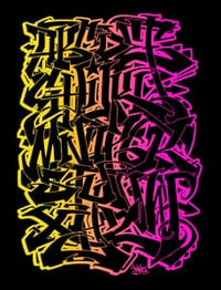 Image 2 of INKIE ABC Wildstyle T-Shirt