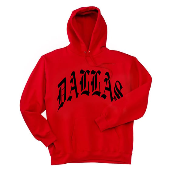 Image of DALENTINES HOODIE TODDLER TO ADULT SIZES (RED/BLK)