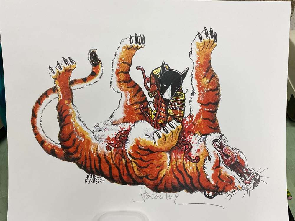 Image of Steven Huie - Chicken&Tiger print