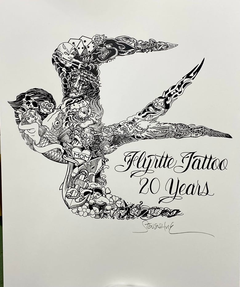 Image of Steven Huie - Flyrite 20 years print