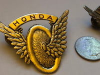 Image 2 of Vintage Honda “flying wheel” Enamel Pin 
