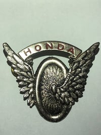 Image 3 of Vintage Honda “flying wheel” Enamel Pin 
