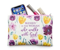 Carry-All Floral Pouch