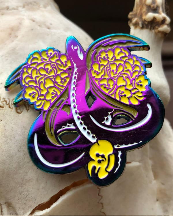 Image of Sunbeam Snake Enamel Pin