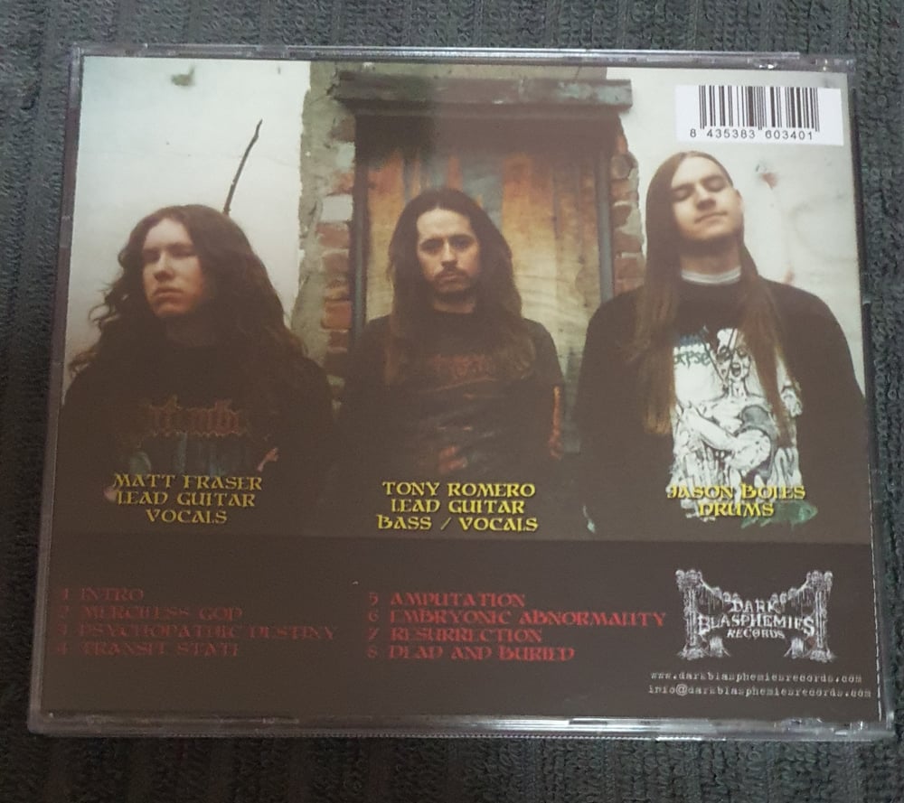 NECROLATRY - DEAD AND BURIES CD