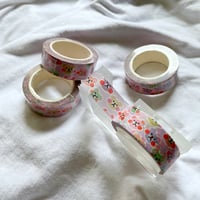 Image 1 of Pastel bear washi tape