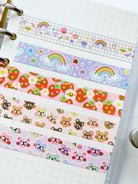Image 2 of Pastel bear washi tape
