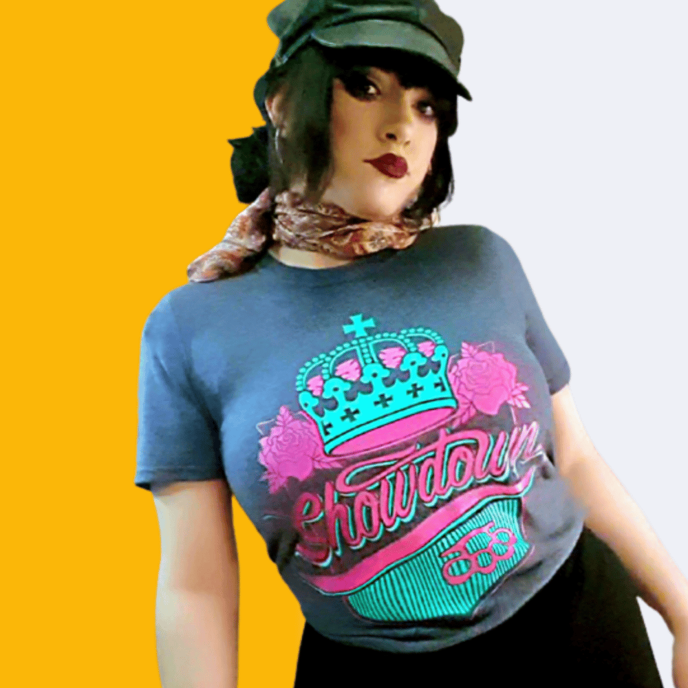 Showdown - Shield Tee (Heather Navy)