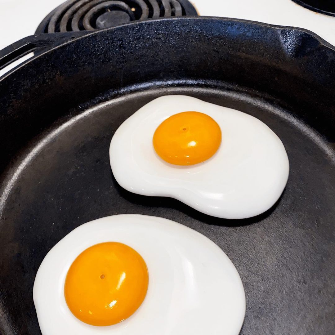 Image of Fried Eggy Incense Holder and Ashtray