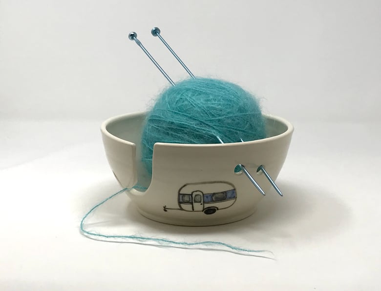 Image of Caravan Decorated Medium YarnBowl