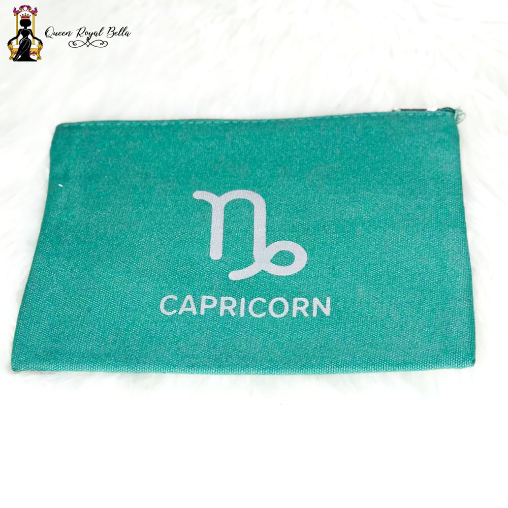 Image of Zodiac Sign Makeup Bag (Earth Signs)