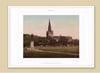 Singapore - St. Andrew's Cathedral & Raffles Monument | 1890 | Singapore History | Vintage Print