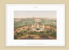 Versailles - Panorama du Château et du Parc | 1860 | France History | illustrations | Vintage Print