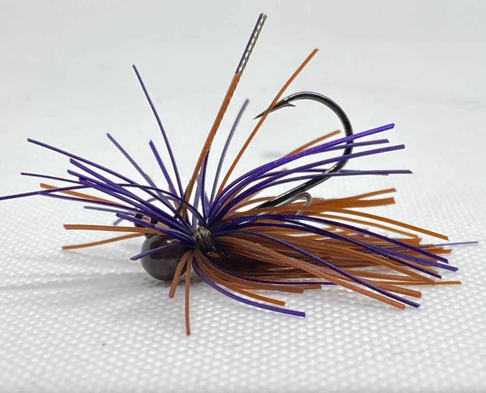 Image of Brown/Purple - Baby Firework Micro Jig 