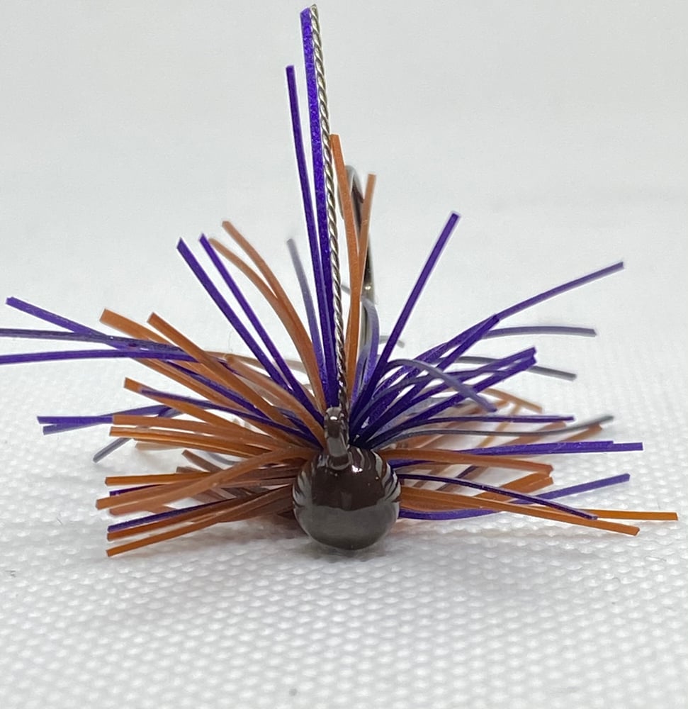 Image of Brown/Purple - Baby Firework Micro Jig 