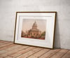 Paris - Le Panthéon | 1870 | France History | illustrations | Vintage Print