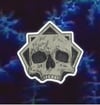 sacred skull sticker