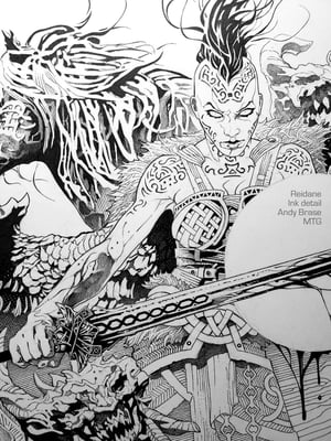 Image of MAGIC- Reidane: Legendary God- 13x19 LIMITED Print (signed) <font color="red"></font>