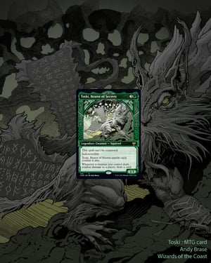 Image of MAGIC- Toski: 13x19 LIMITED Print (signed) <font color="red">NEW </font>