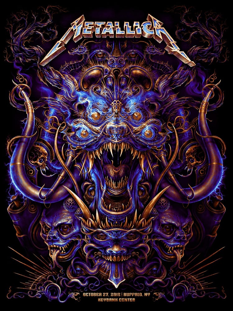 Image of Metallica: Oct 27, Buffalo NY: "Beast Under Your Bed" 