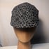 Cotton cycling cap - black white honeycomb Image 2