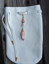Deerskin Pouch, Large White