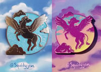 Image 2 of Alicorn/Pegasus Enamel Pin