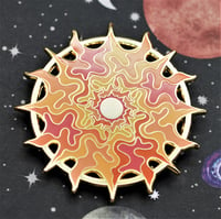 Image 3 of Sun : Gold Pin