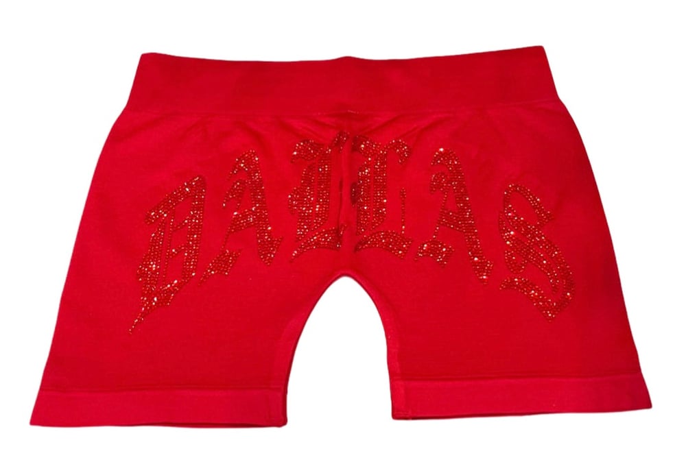 Image of DALENTINES BIKE SHORT (RED/RED) 