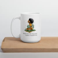 Image 3 of "PEACE ON MY ISLAND" MUG