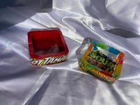 Candy themed ashtrays 