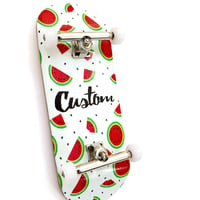 Image 3 of Fingerboard CUSTOM 34mm Pops Watermelon 