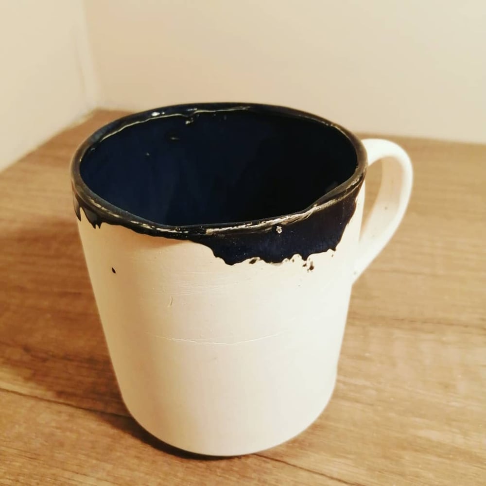Terracotta wabi-sabi coffee mugs