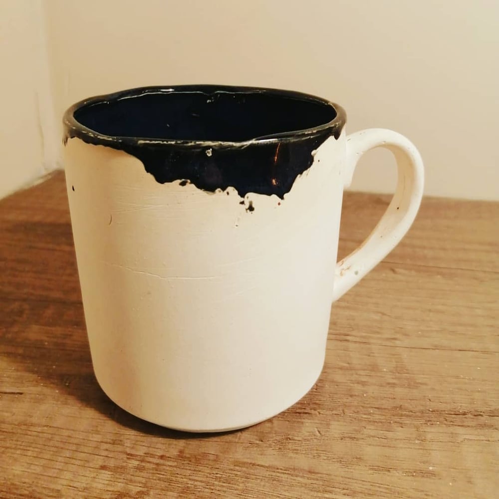 Terracotta wabi-sabi coffee mugs