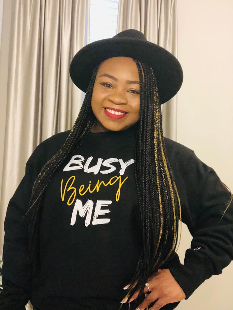Image of Busy Being Me Champion Sweatshirt