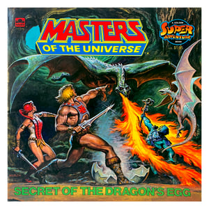  Masters Of The Universe - Secret Of The Dragon's Egg - A Golden Super Adventure Book (1985)