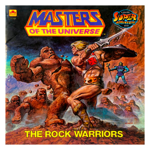  Masters Of The Universe - The Rock Warriors - A Golden Super Adventure Book (1985)