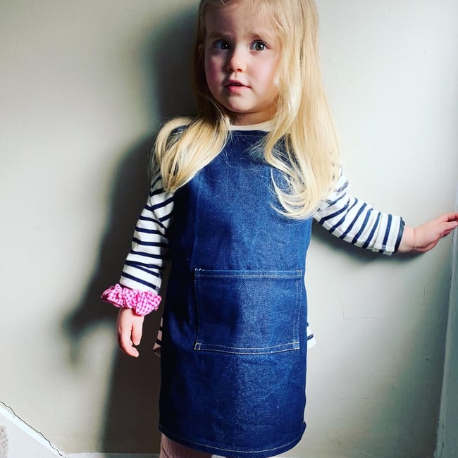 Toddler Denim Apron