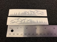 Image 4 of Mountain Scene Rocker Panel Decal 