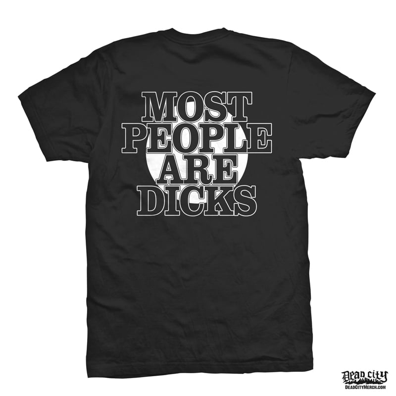 LUDICHRIST Tシャツ most people are dicks 白M オフィシャル / crumbsuckers agnostic front murphy's law sick of it all LUDICHRIST ロングスリーブTシャツ Immaculate Deception オフィシャル