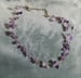 Image of Amethyst choker necklace/ Amethyst chunk earrings