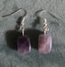 Image of Amethyst choker necklace/ Amethyst chunk earrings