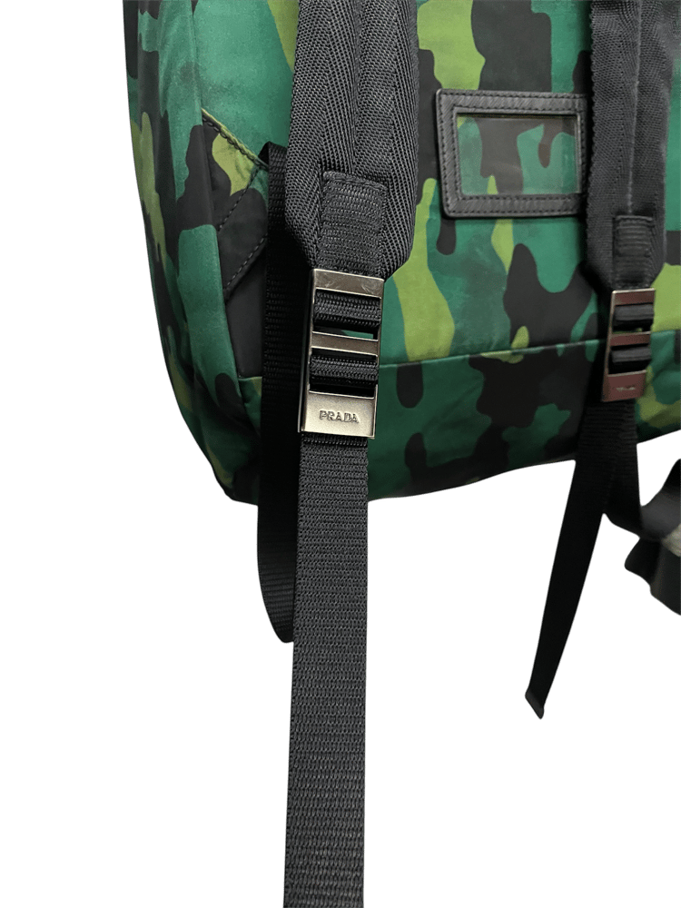 Image of Prada Tessuto Camo Nylon Bag